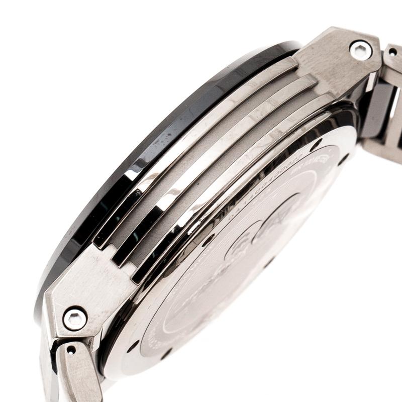 Salvatore Ferragamo Titan-Keramik F-80 F55 Herrenarmbanduhr 44 mm (Zeitgenössisch) im Angebot