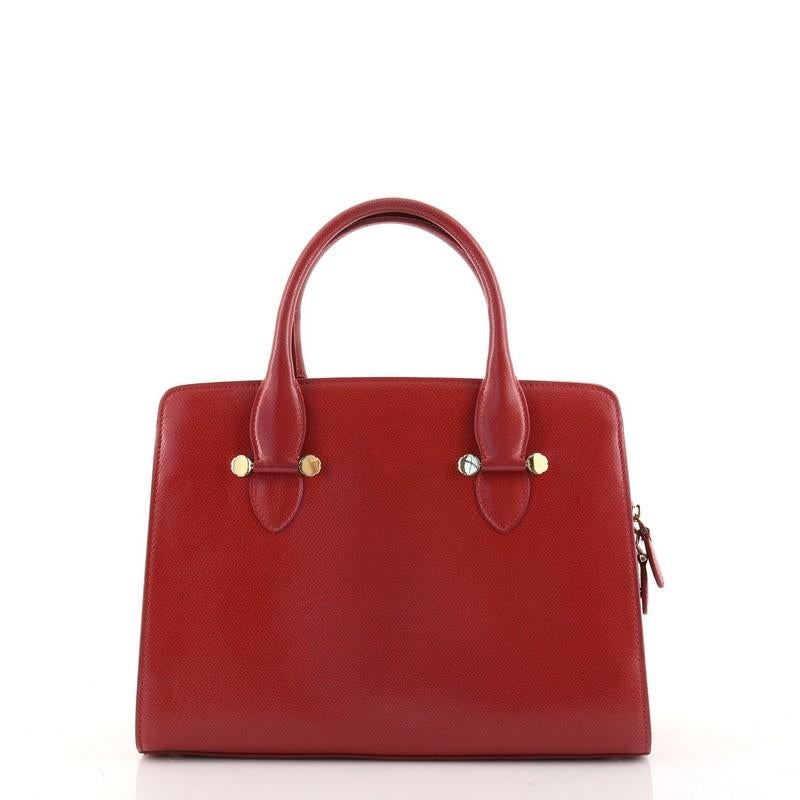 Salvatore Ferragamo Heute Schultertasche aus Leder Klein (Rot)