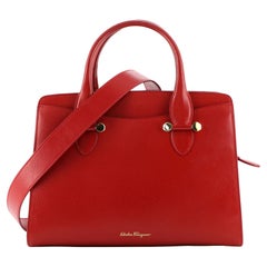 Salvatore Ferragamo Today Satchel Leather Small