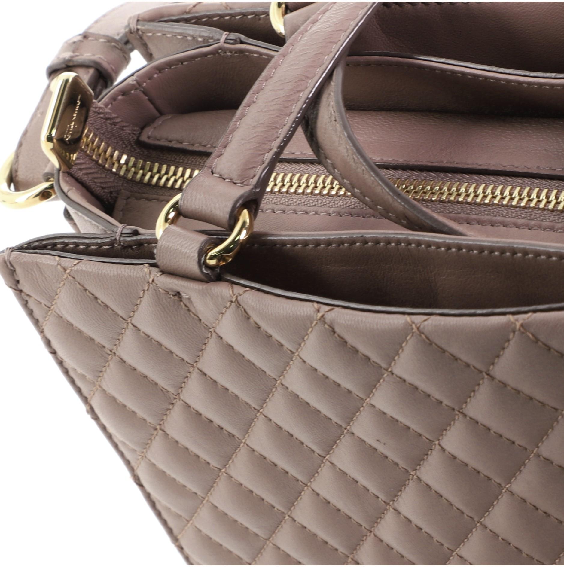 Salvatore Ferragamo Tracy Bow Tote Quilted Leather 4
