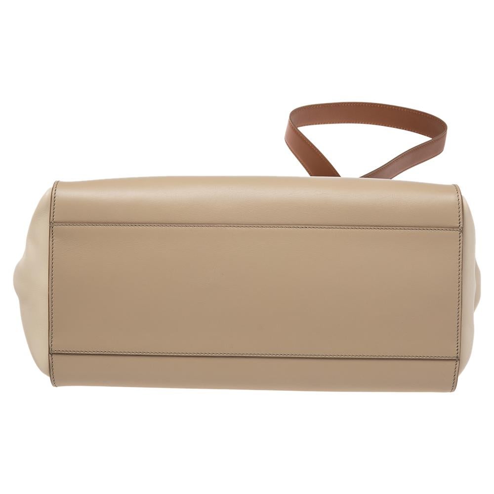 Salvatore Ferragamo Tricolor Leather Large Sofia Top Handle Bag In Good Condition In Dubai, Al Qouz 2