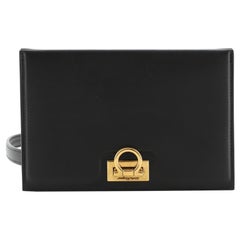 Salvatore Ferragamo Trifolio Chain Belt Bag Leather Small