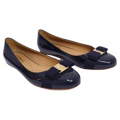 Salvatore Ferragamo Vara Bow Ballerina Flats Size US 8.5