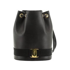 Salvatore Ferragamo Vara Bucket Backpack Leather Mini