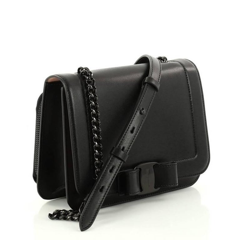 Salvatore Ferragamo Vara Rainbow Crossbody Bag Leather Small at 1stDibs