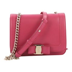 Salvatore Ferragamo Vara Rainbow Crossbody Borsa in pelle piccola