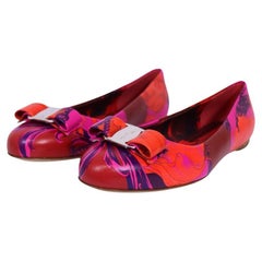 Used Salvatore Ferragamo Varina Ballet Flats Size US 7