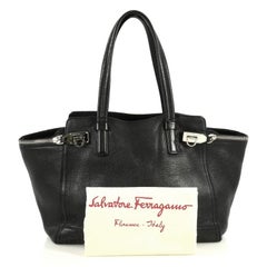Salvatore Ferragamo Verve Tote Leather Large