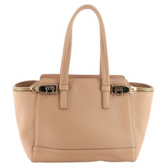 Salvatore Ferragamo Verve Tragetasche aus Leder Medium