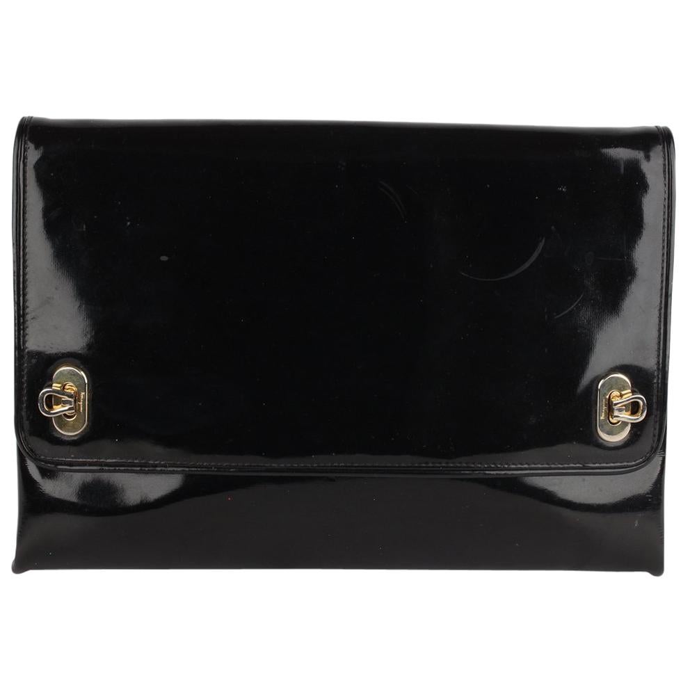 Salvatore Ferragamo Vintage Clutch Bag For Sale at 1stdibs