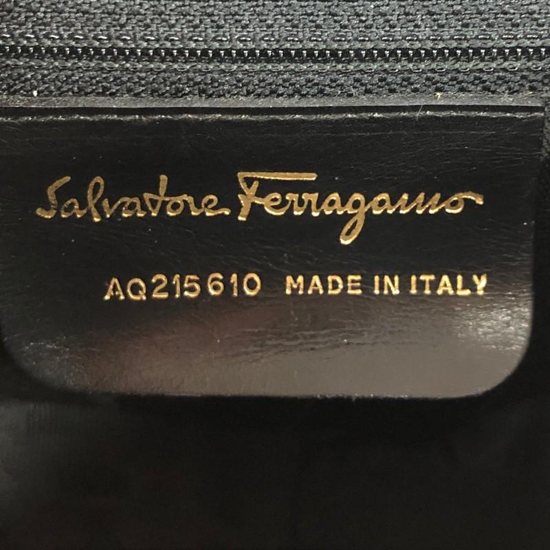 Salvatore Ferragamo Vintage Convertible Chain Saddle Bag Leather Mini 2