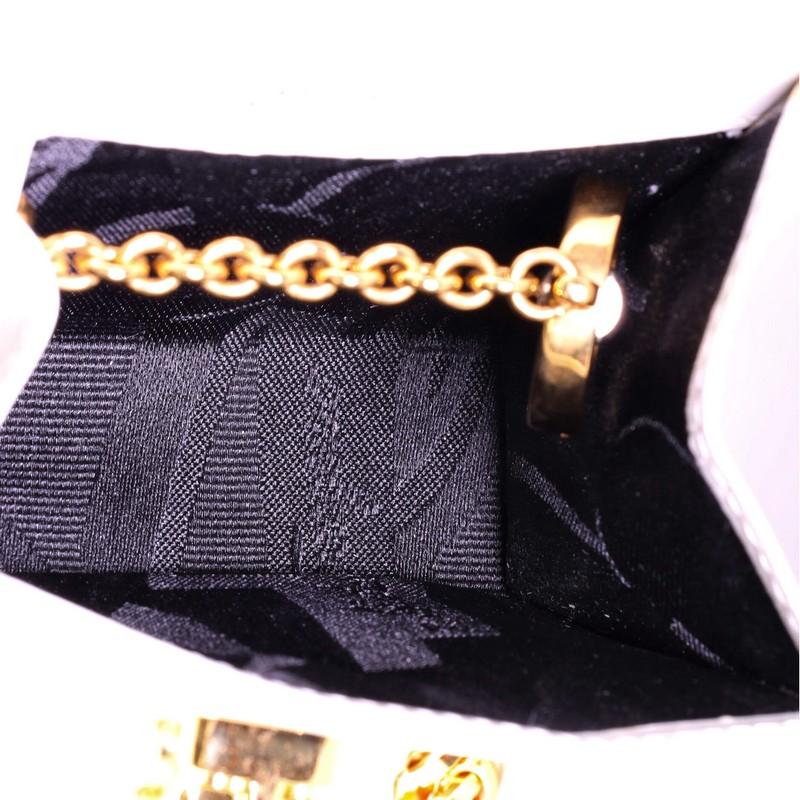 Women's or Men's Salvatore Ferragamo Vintage Gancini Lock Chain Belt Bag Leather
