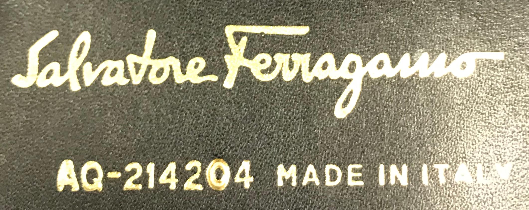 Salvatore Ferragamo Vintage Gancio Convertible Chain Waist Bag Leather Mini 2