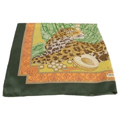 Salvatore Ferragamo Vintage Printed Silk Scarf