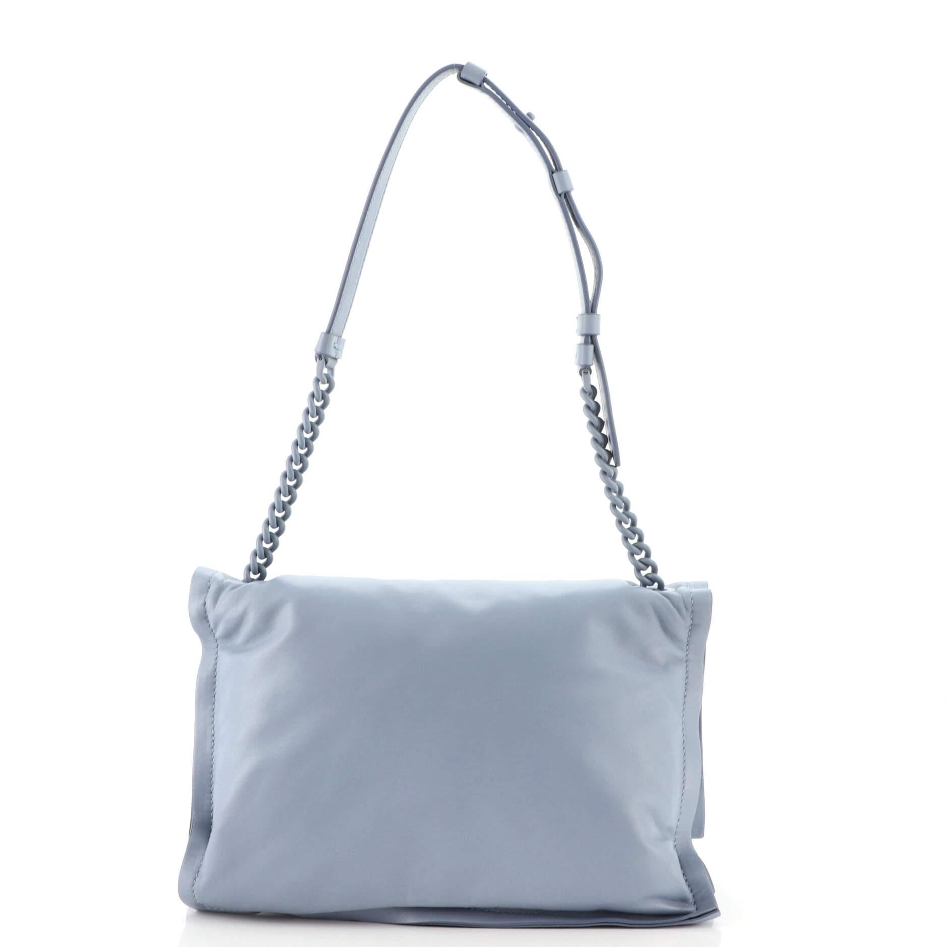 Salvatore Ferragamo Viva Bow Flap Bag Leather Small In Good Condition In NY, NY