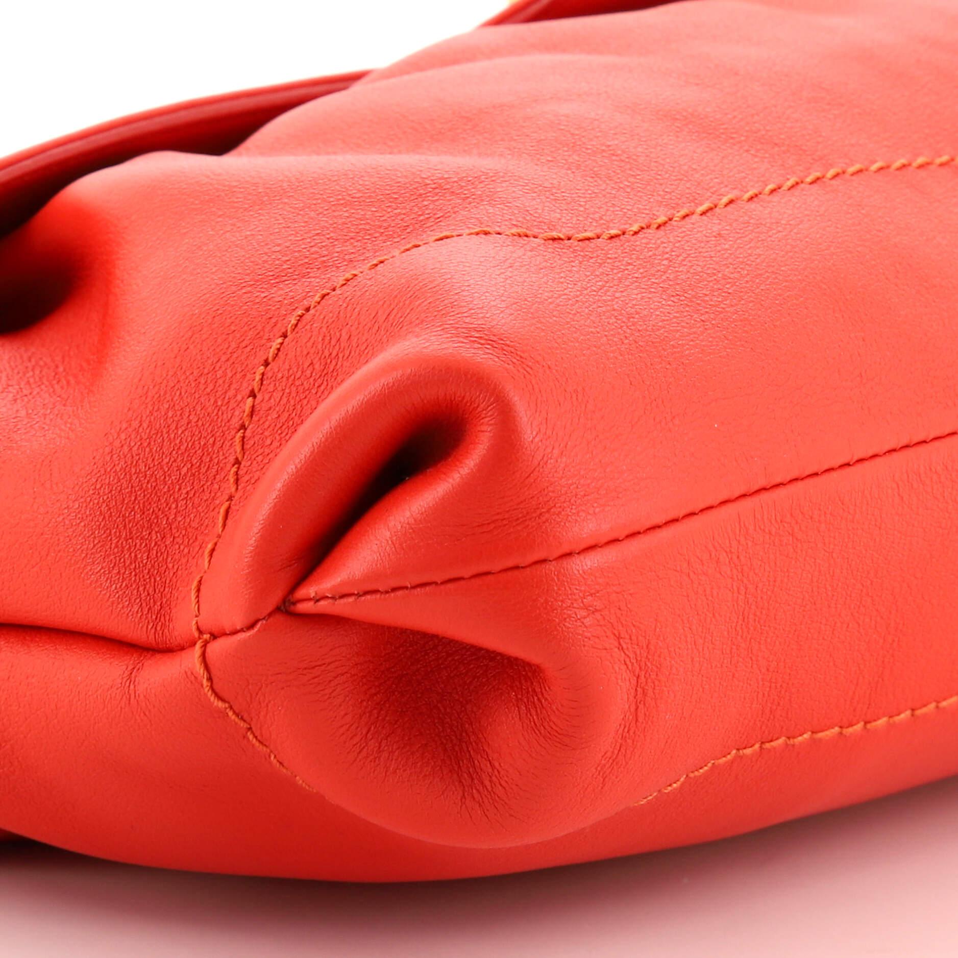 Salvatore Ferragamo W Chain Shoulder Bag Leather Medium 3