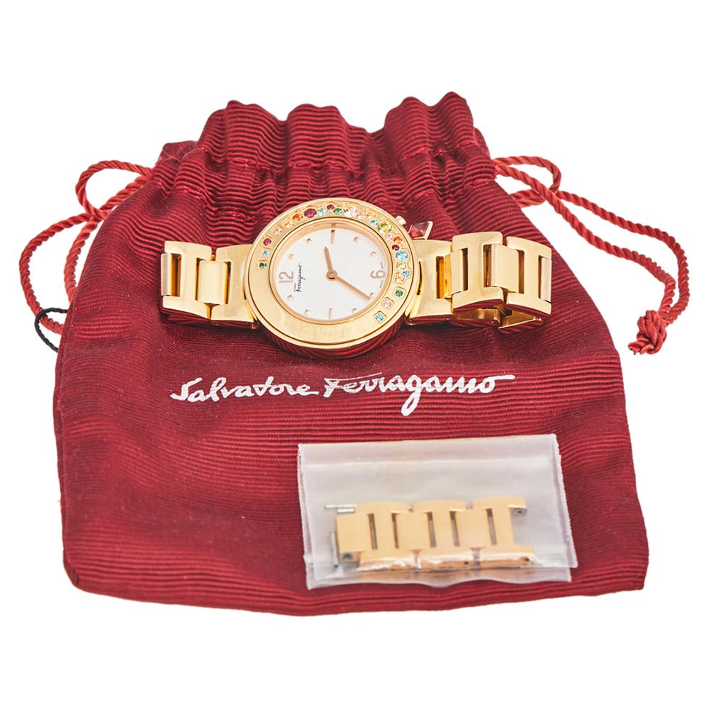 ferragamo gold watch