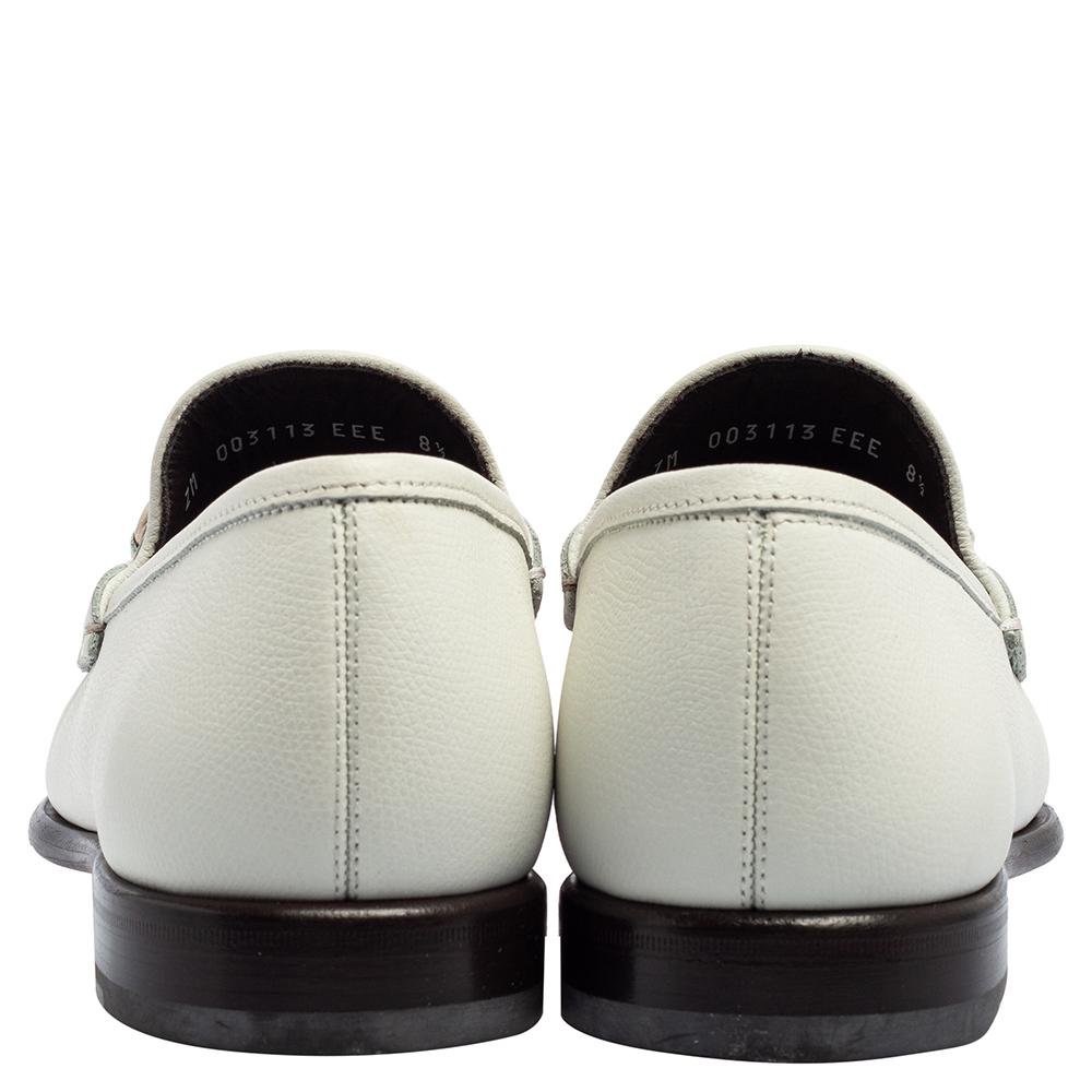 ferragamo white loafers