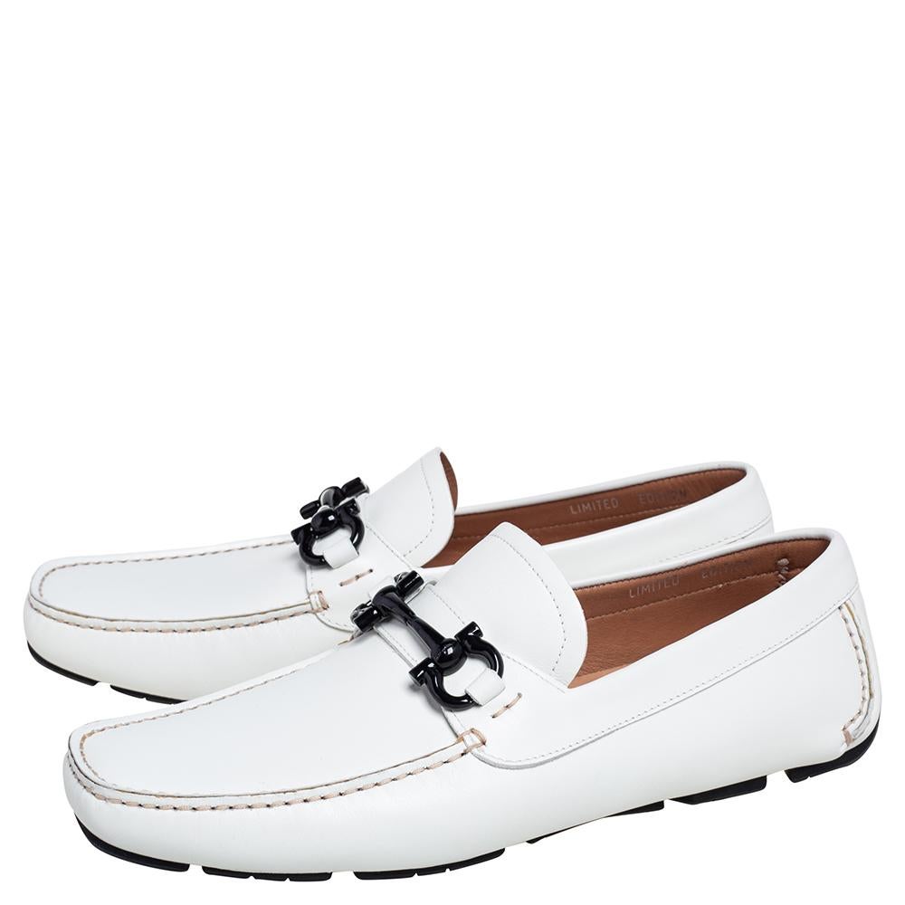 white ferragamo shoes
