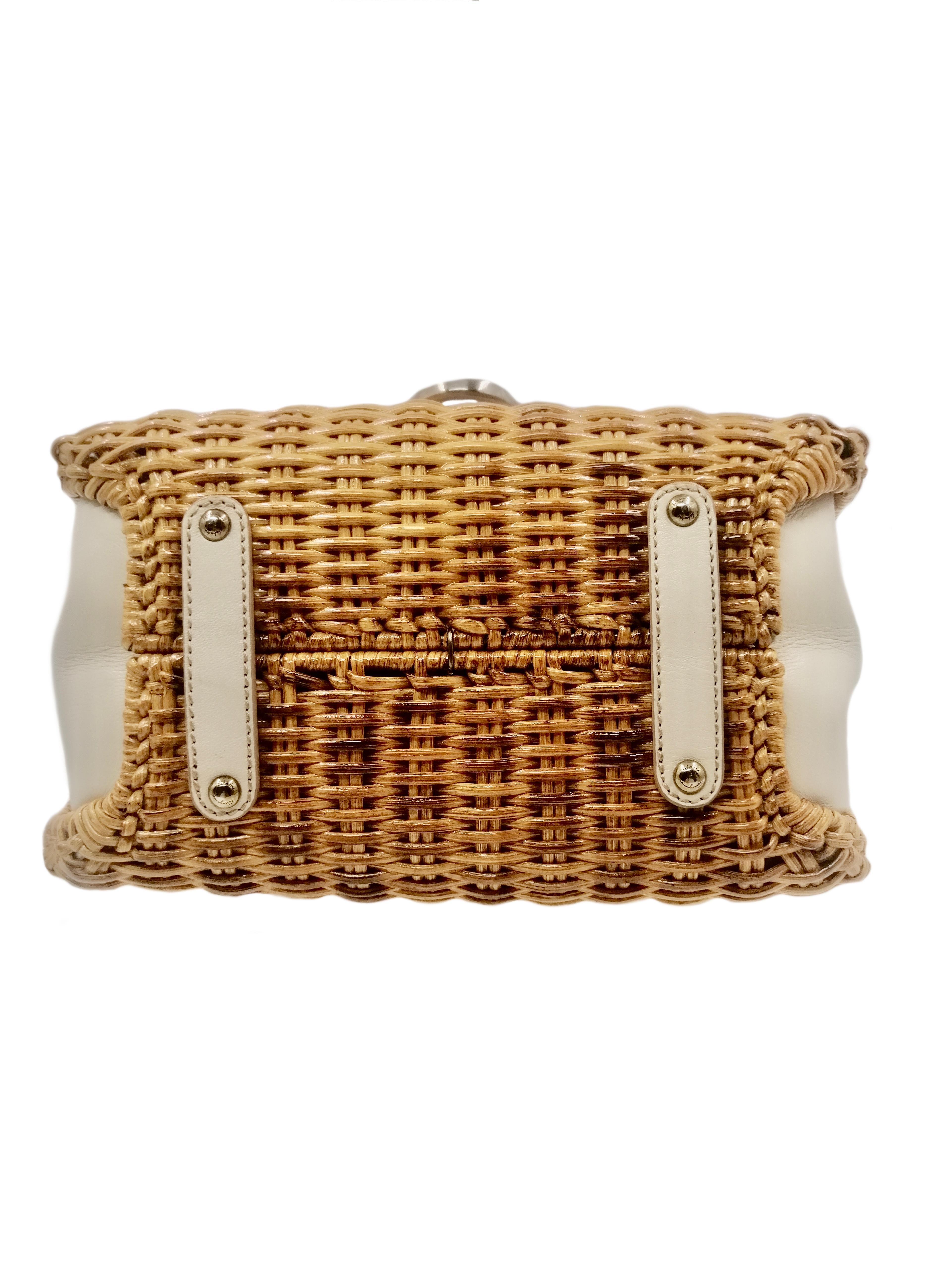 SALVATORE FERRAGAMO wicker bag For Sale 1