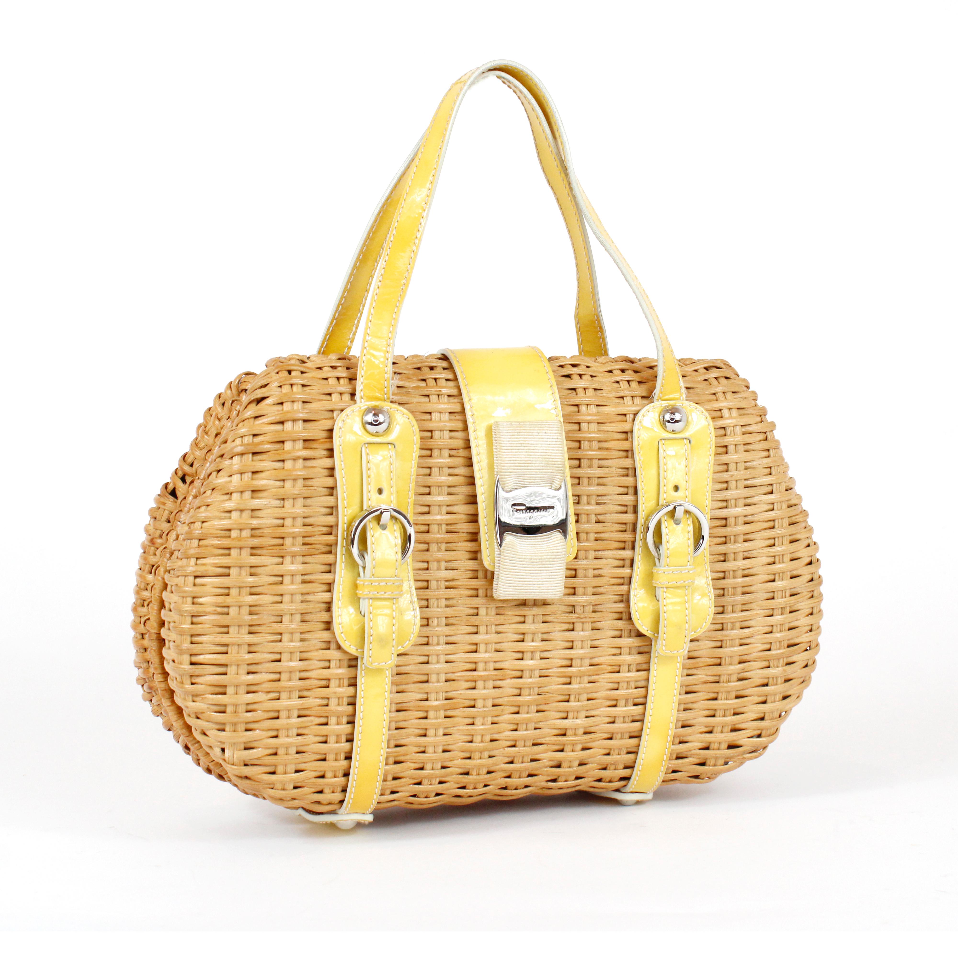 Salvatore Ferragamo Wicker Bag 5