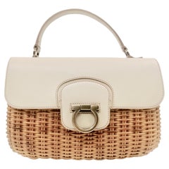 Bolso de mimbre SALVATORE FERRAGAMO