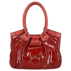 Salvatore Ferragamo Women  Shoulder bags Red Leather