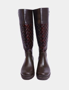 Salvatore Ferragamo Women's Raphael Long Rain Boots EU 40