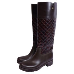 Used Salvatore Ferragamo Women's Raphael Long Rain Boots EU 40