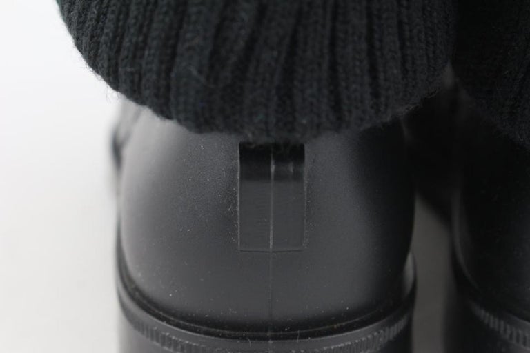 Salvatore Ferragamo Bottes de pluie Thordis en caoutchouc noir