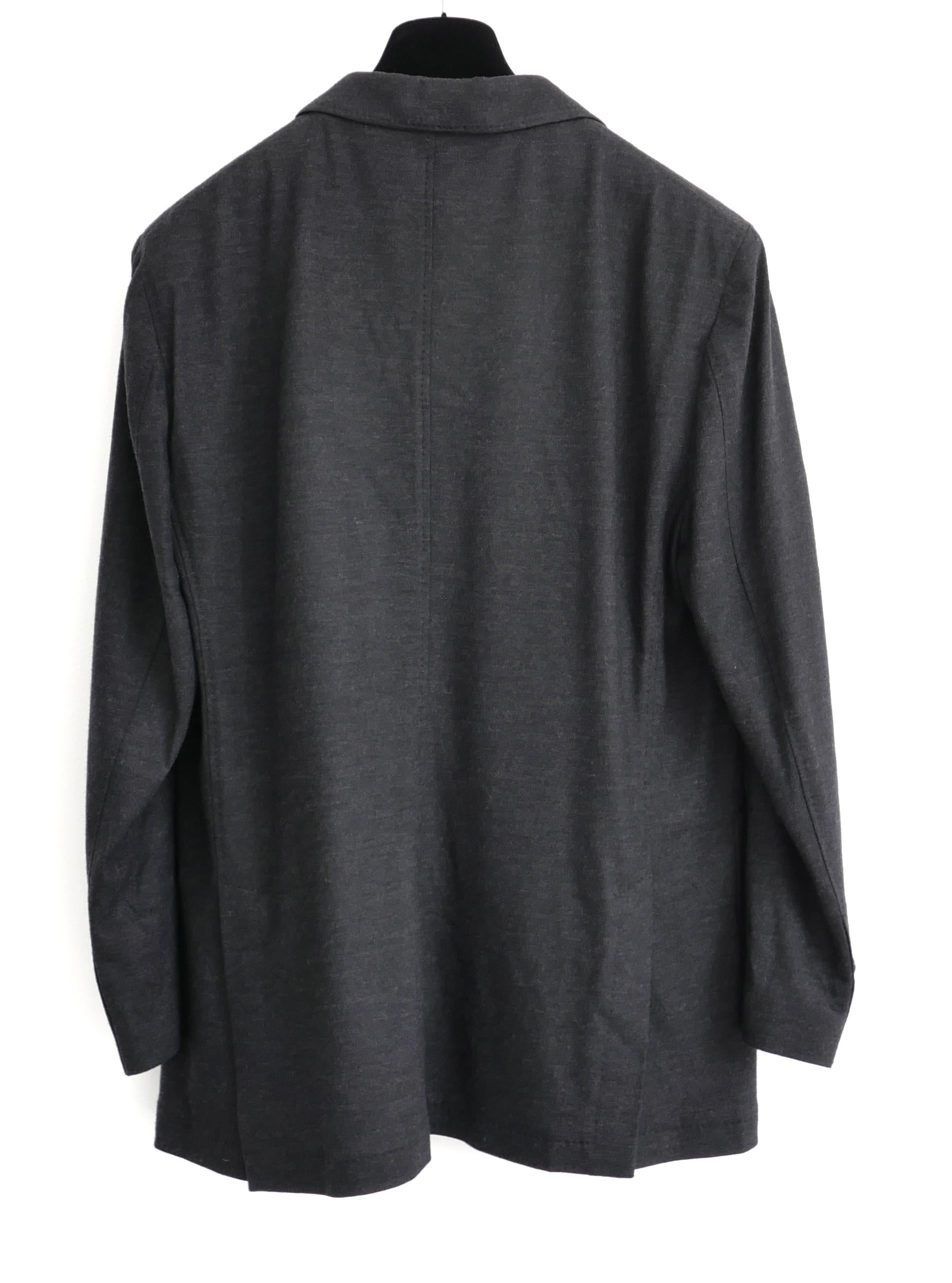 Salvatore Ferragamo Wool Jersey Sports Jacket In New Condition For Sale In London, GB