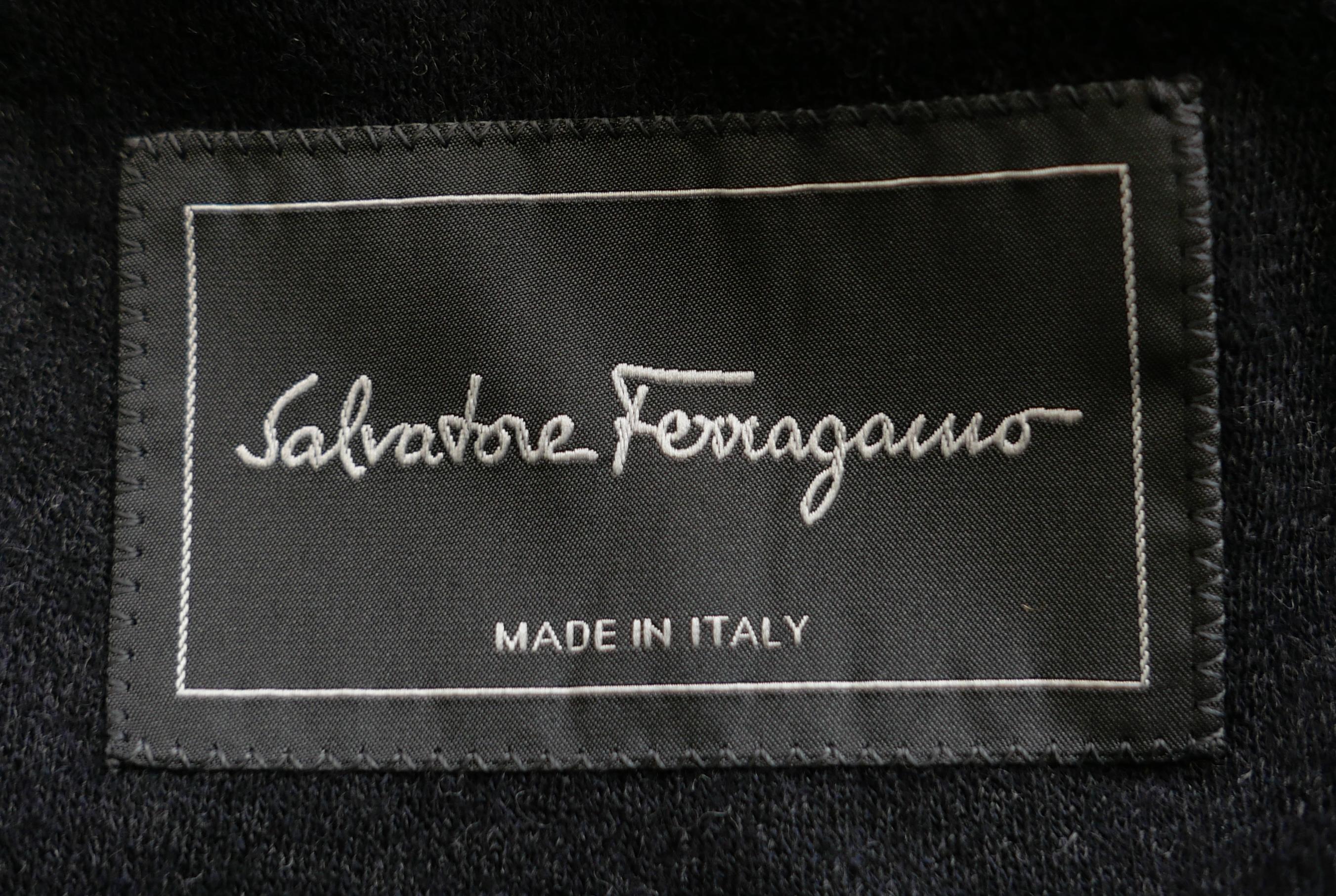 Salvatore Ferragamo Wool Jersey Sports Jacket For Sale 1