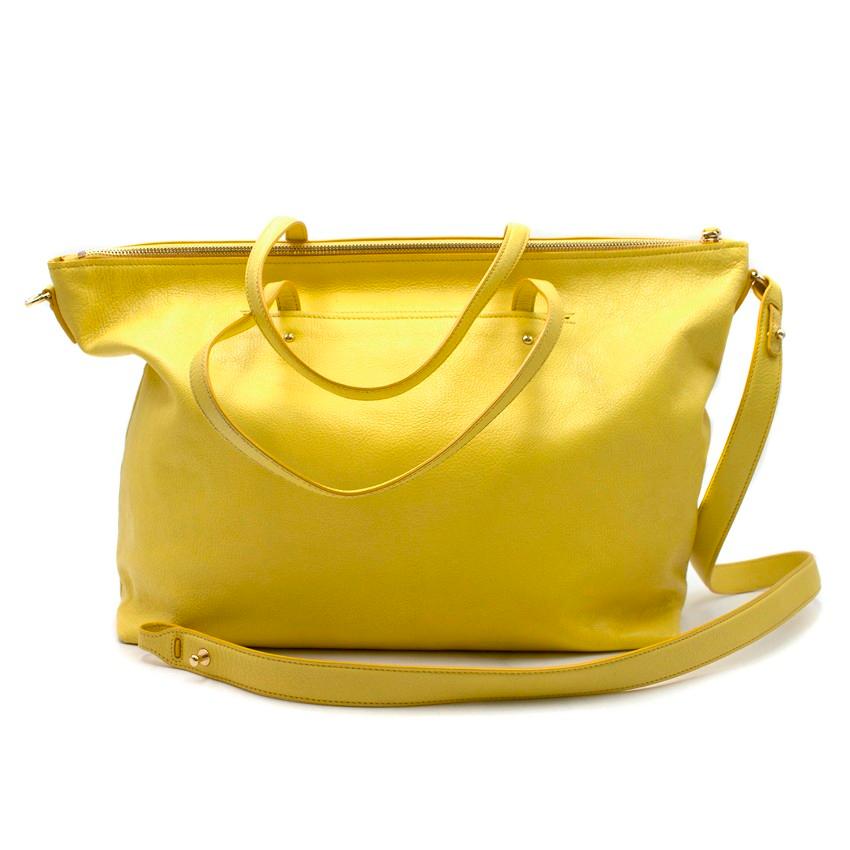 Women's Salvatore Ferragamo Yellow Tote Bag For Sale