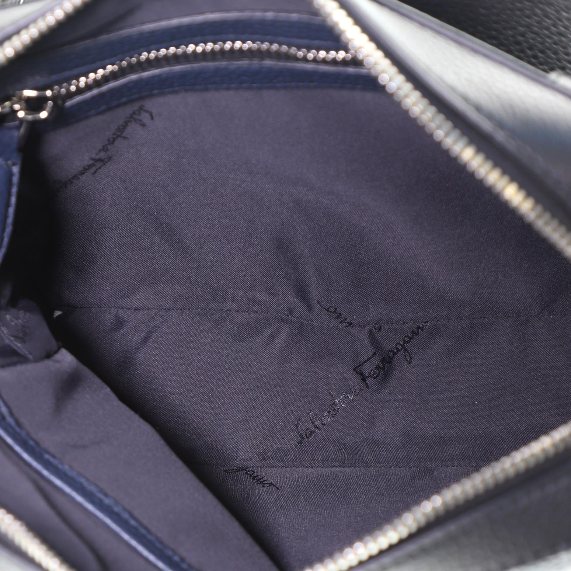 Salvatore Ferragamo Zip Around Convertible Belt Bag Leather 1
