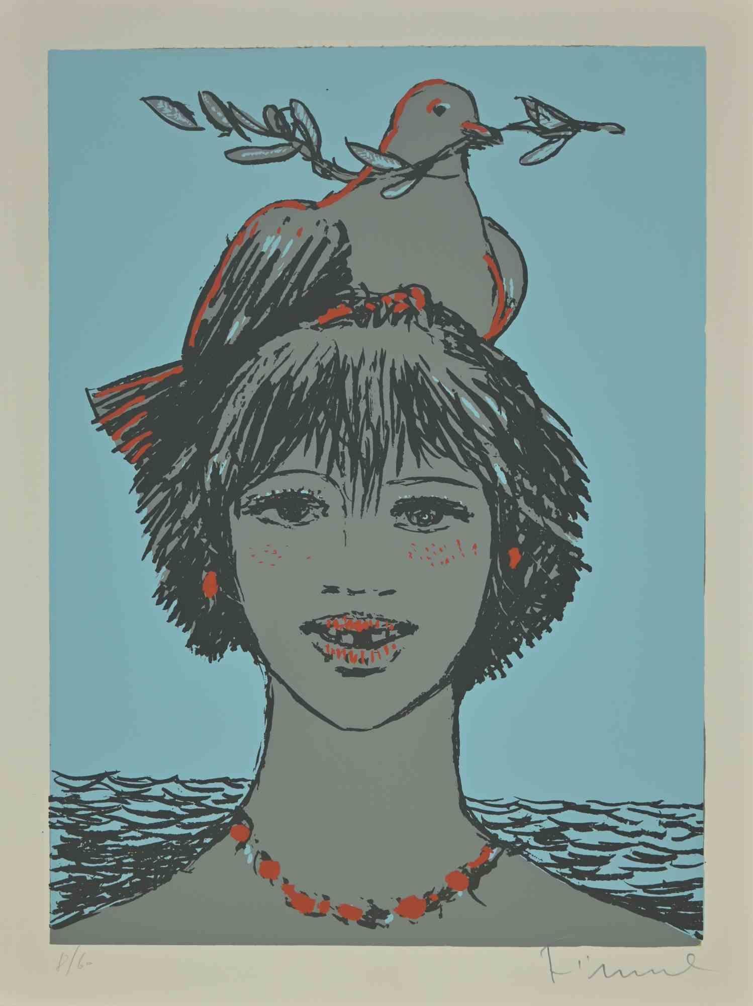 Portrait  is a Screen Print Artwork realized by Salvatore Fiume in 1970s.

Very good condition on a cream colored cardboard.

Hand-signed and numbered with pencil by the artist on the lower margin.

Salvatore Fiume (23 October 1915 – 3 June 1997)