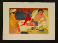 Die Einladung - Siebdruck von Salvatore Fiume - 1980