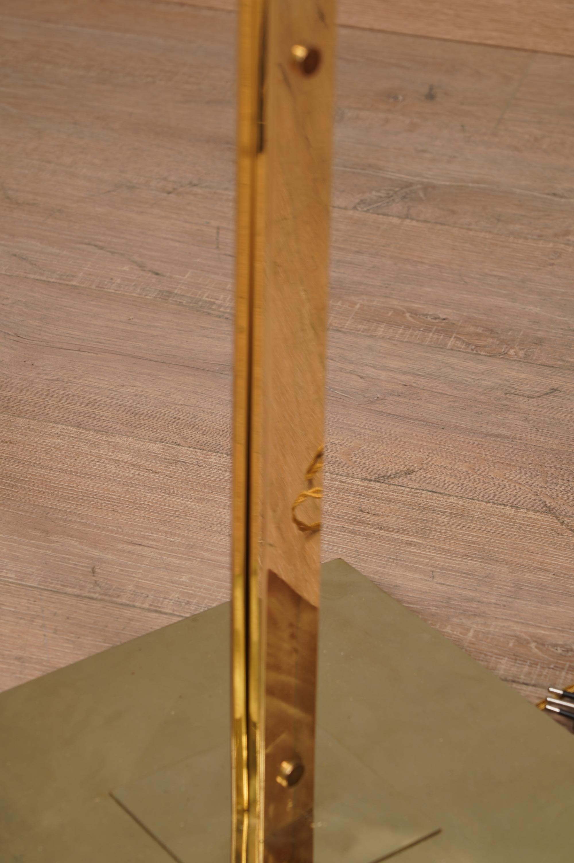 Salvatore Gregorietti For Lamperti  Brass and Fiberglass Floor Lamp, 1960 For Sale 2