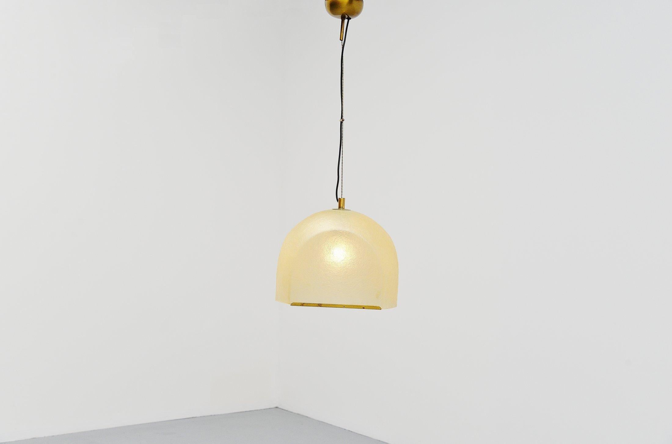 Italian Salvatore Gregorietti Tricia Pendant Lamp Lamperti, 1965