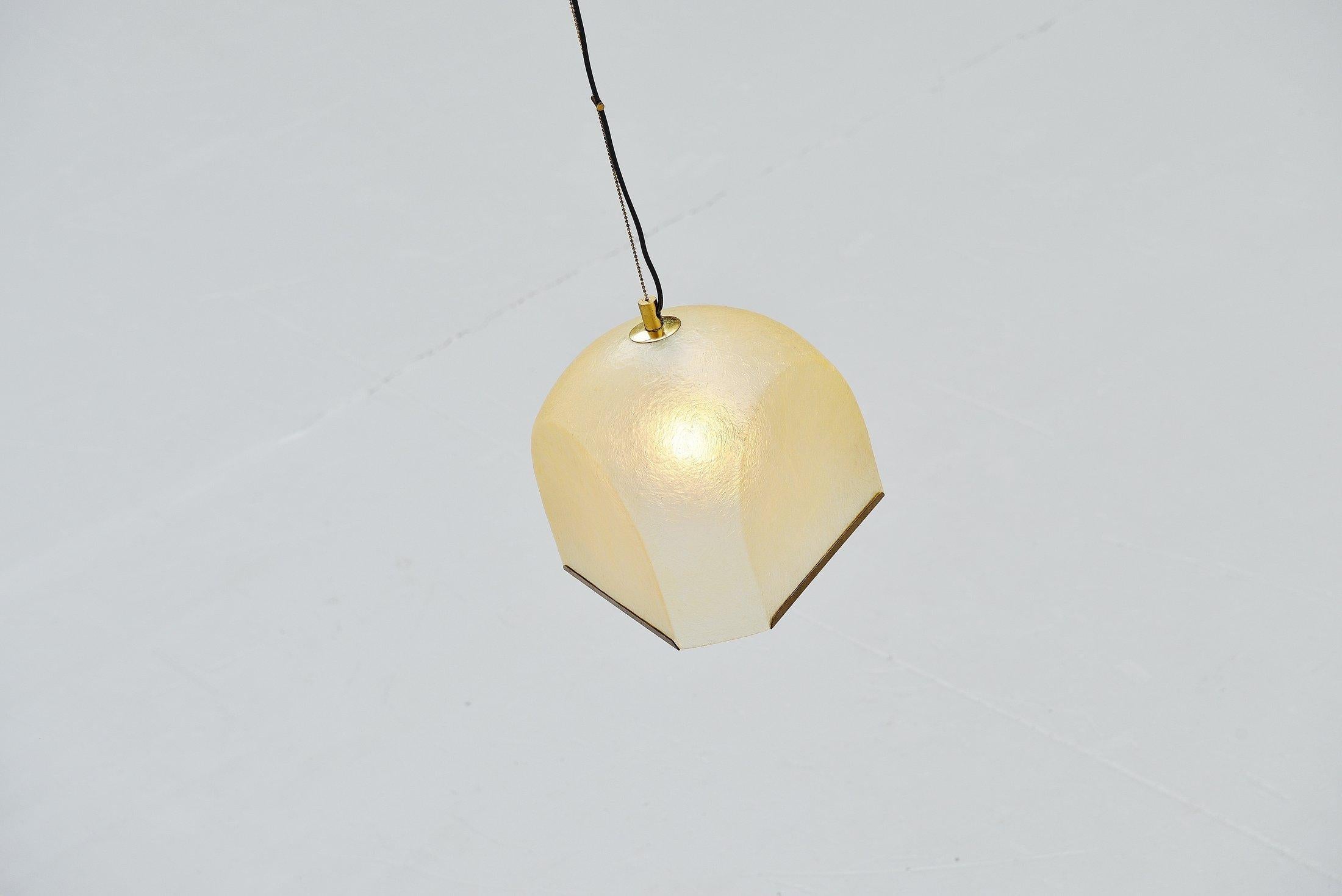 Salvatore Gregorietti Tricia Pendant Lamp Lamperti, 1965 In Good Condition In Roosendaal, Noord Brabant