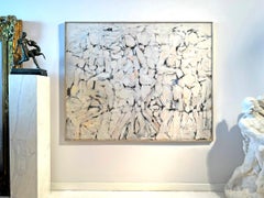 Abstract  Nude Female Figures Like de Kooning, Monochromatic Neutral Palette