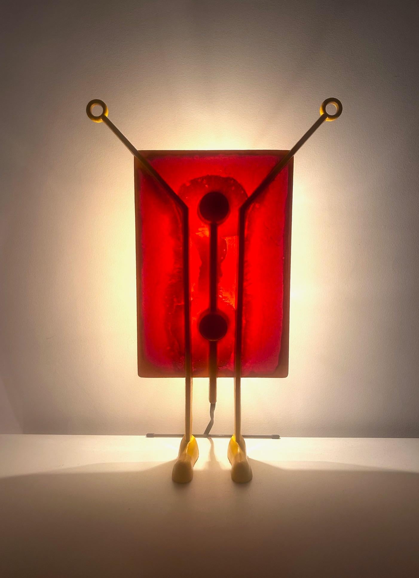 Resin Salvatore lamp by Gaetano Pesce, Open Sky series, 1999
