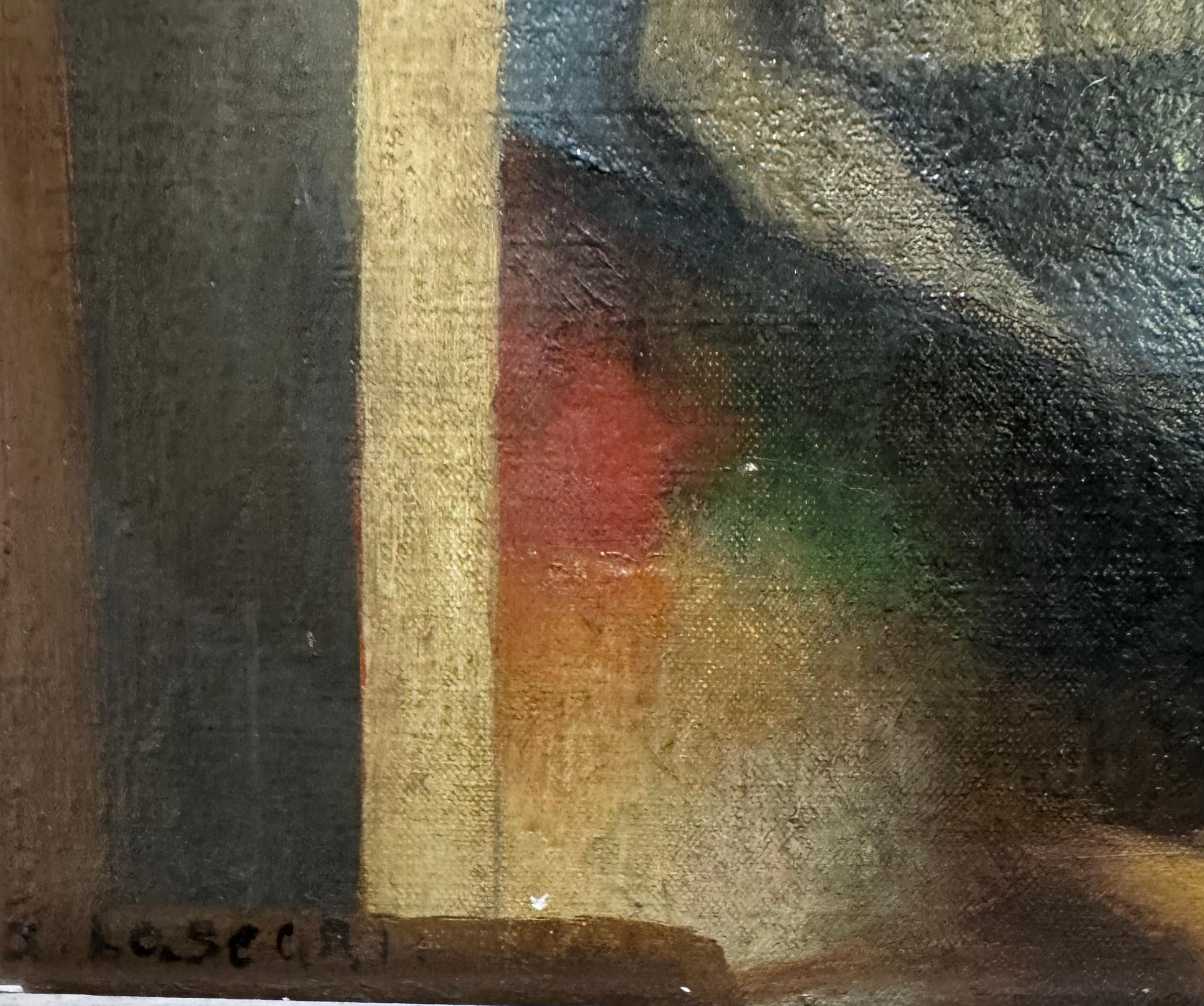Salvatore Lascari
Self
Porträt 
Öl auf Leinwand
21x24 Zoll Bild
27x30 Zoll mit Rahmen
signiert unten links

Zum Verkauf steht ein Self-Portrait von Salvatore Lascari, das er selbst angefertigt hat.

Die Malerei zeigt auch das, wofür er am besten