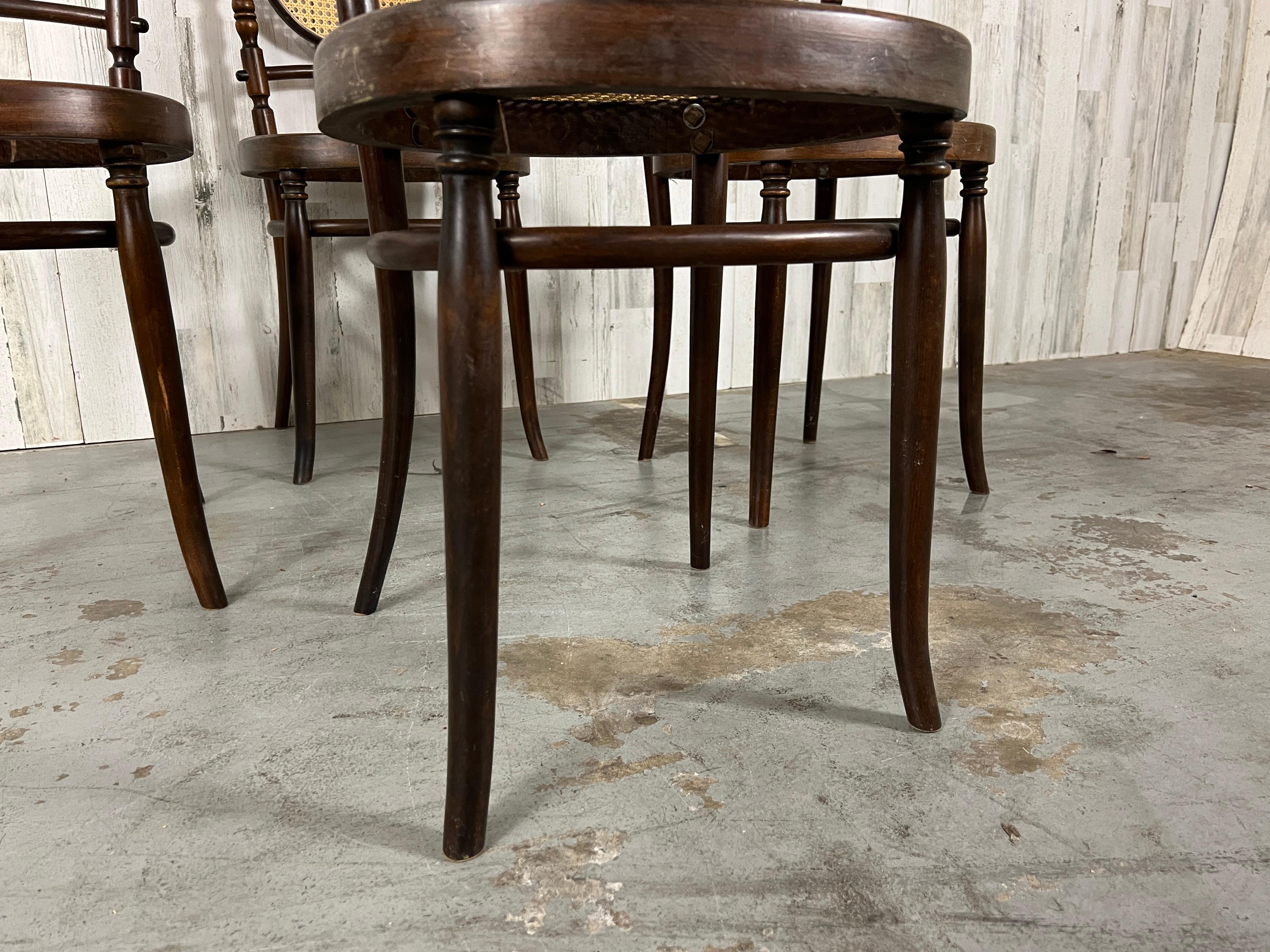 Salvatore Leone Bentwood Dining Chairs For Sale 5