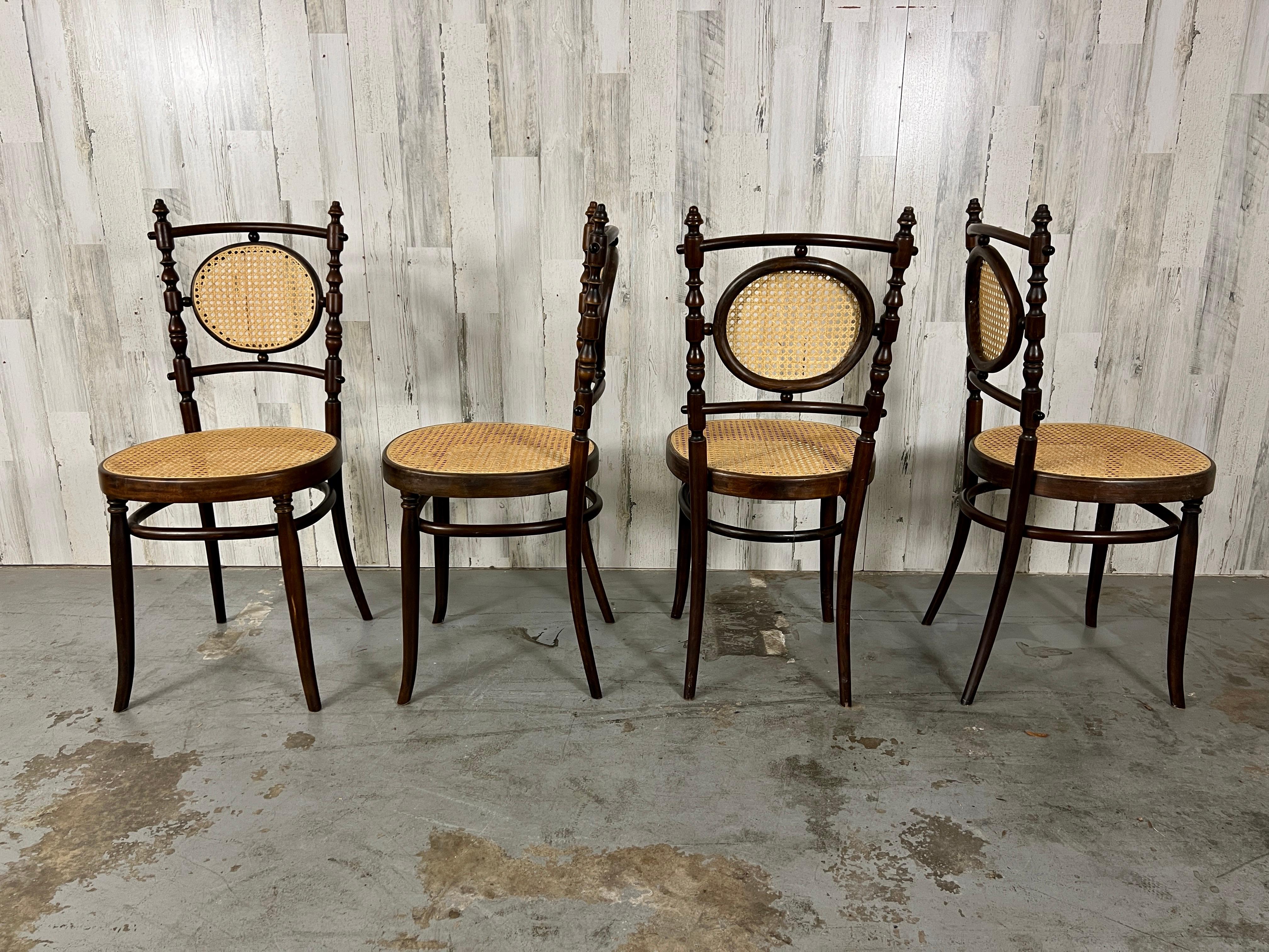 Salvatore Leone Bentwood Dining Chairs For Sale 7