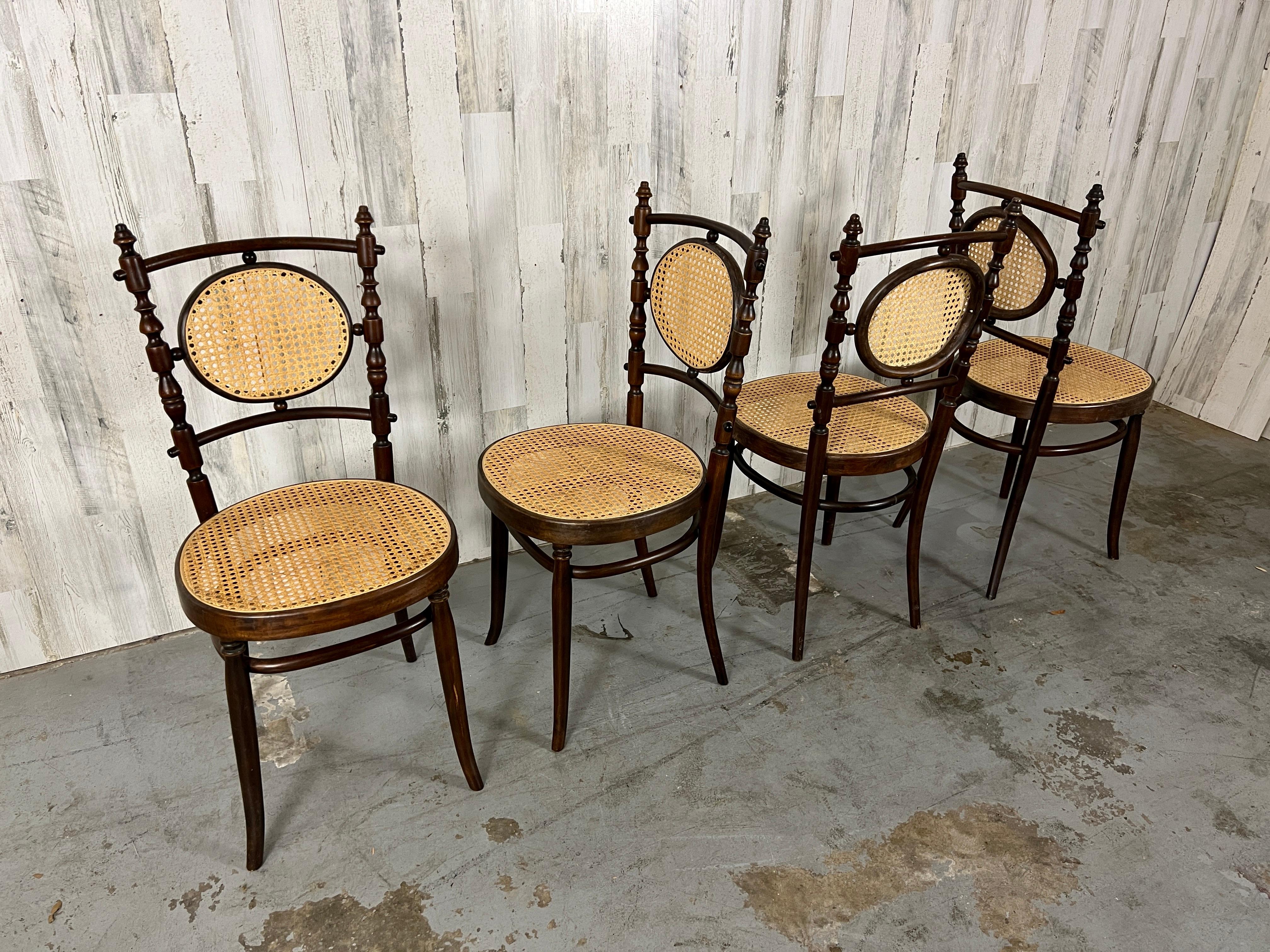 Salvatore Leone Bentwood Dining Chairs For Sale 8