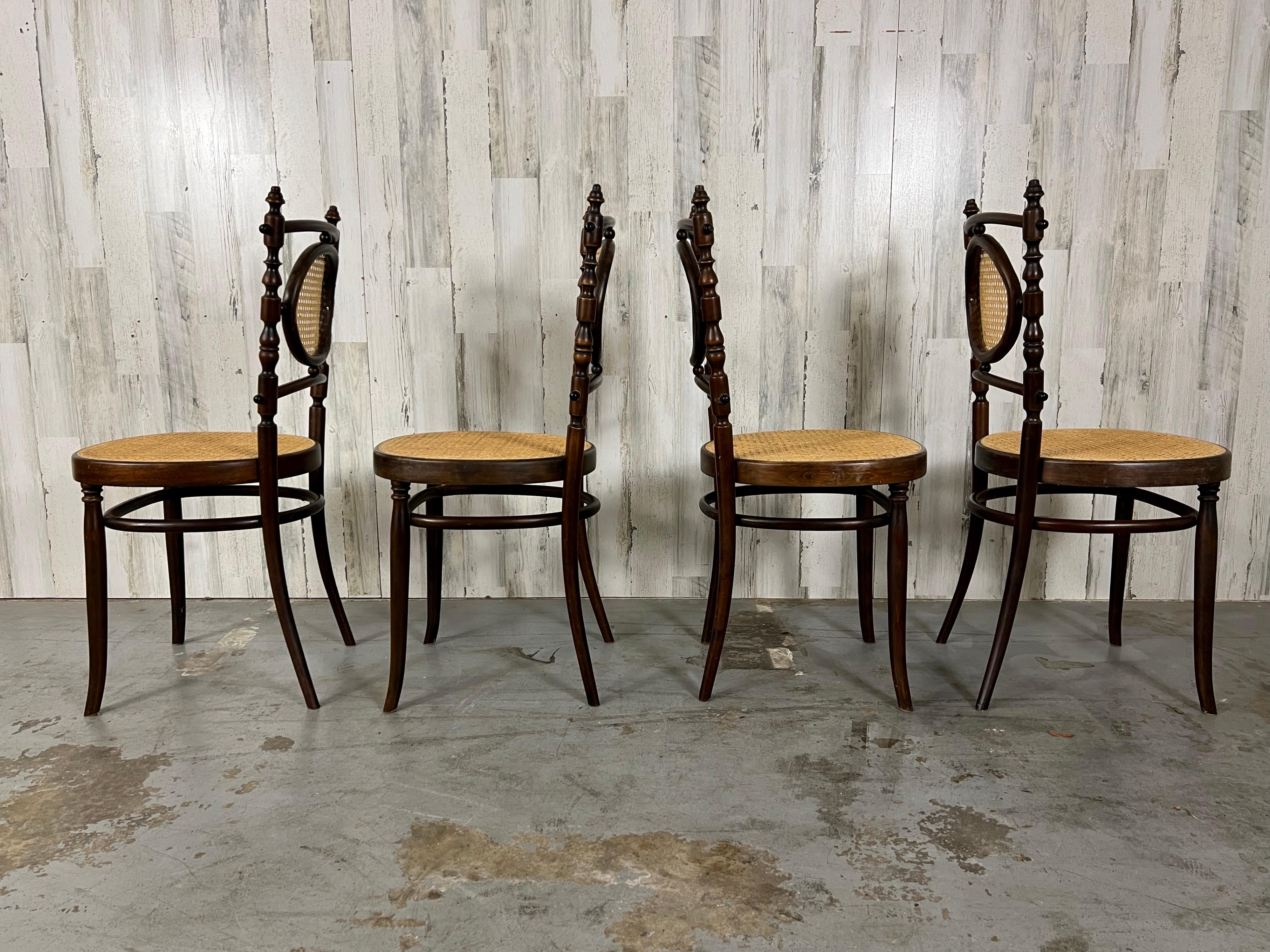 Salvatore Leone Bentwood Dining Chairs For Sale 9