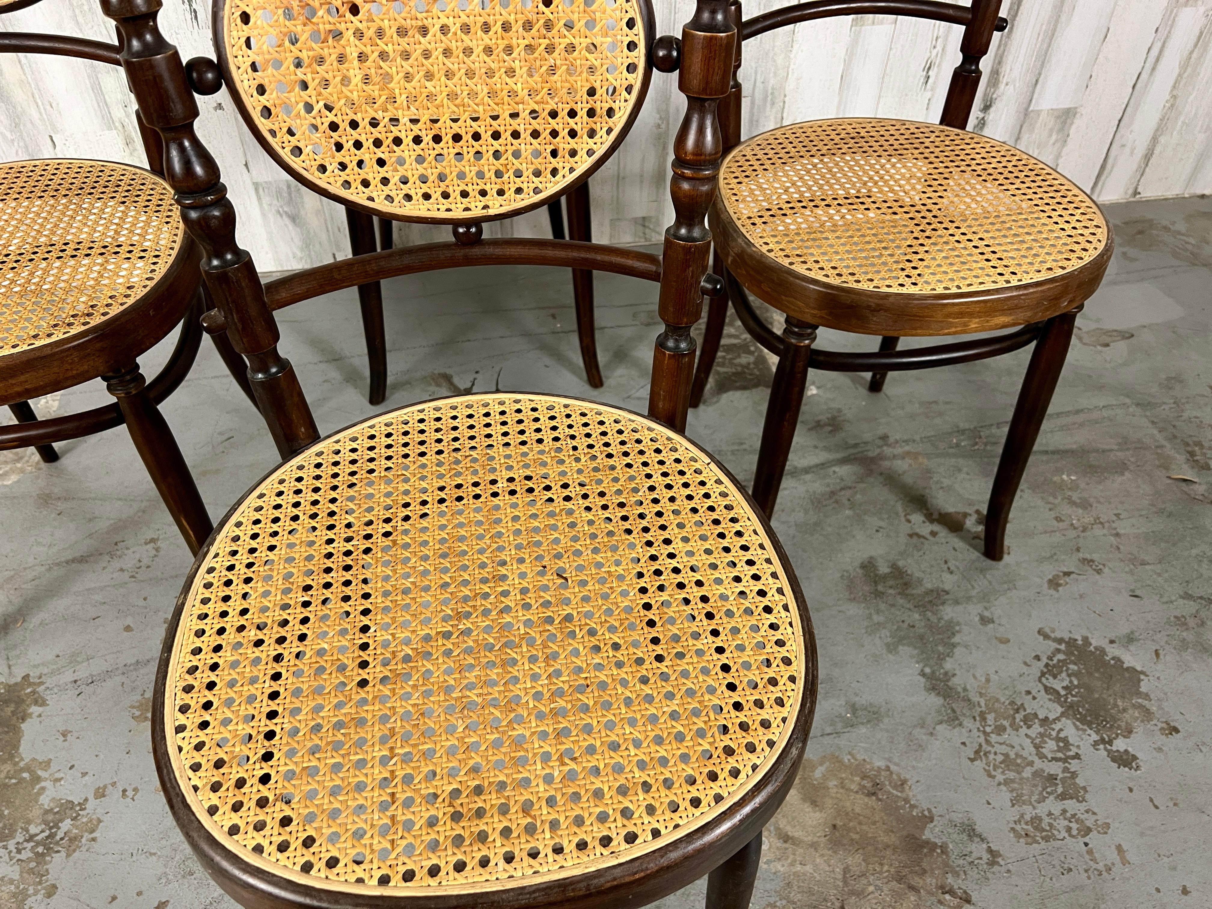 Salvatore Leone Bentwood Dining Chairs For Sale 3