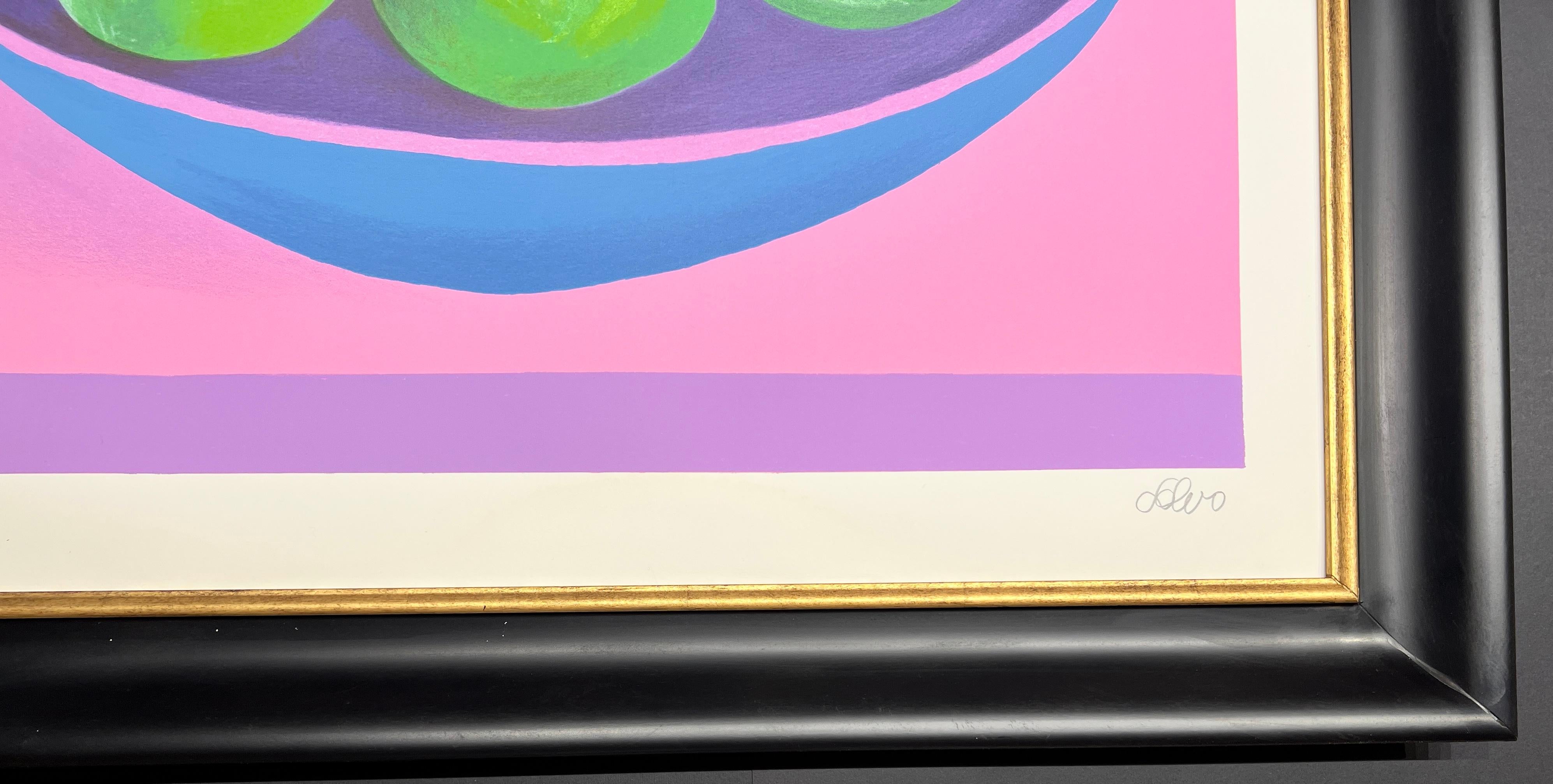 Salvo (1947–2015) – Mele – Lithograph in colors on paper - Print by Salvatore Mangione (Salvo)