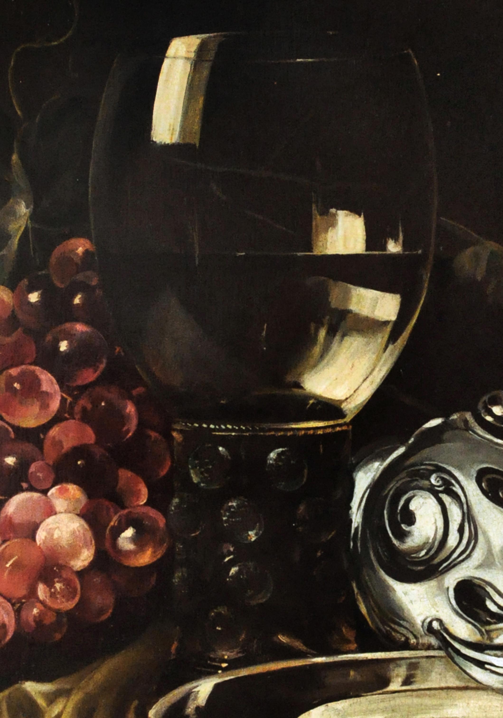 Stilleben - Salvatore Marinelli Italia 2007 - Öl auf Leinwand cm. 60x40
Das Gemälde von Salvatore Marinelli ist eine schöne Neuinterpretation des niederländischen Barockmalers Pieter Claesz, einem der bekanntesten Spezialisten für Stillleben, dessen