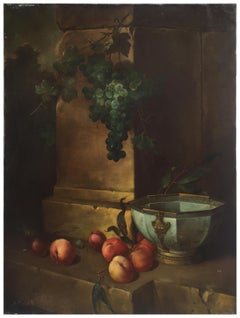 STILL LIFE - Dutch School - Italian Oil on Canvas Painting